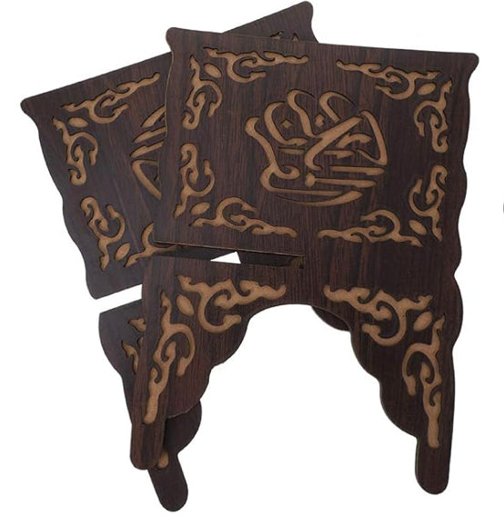 Koranständer aus lasergraviertem Echtholz