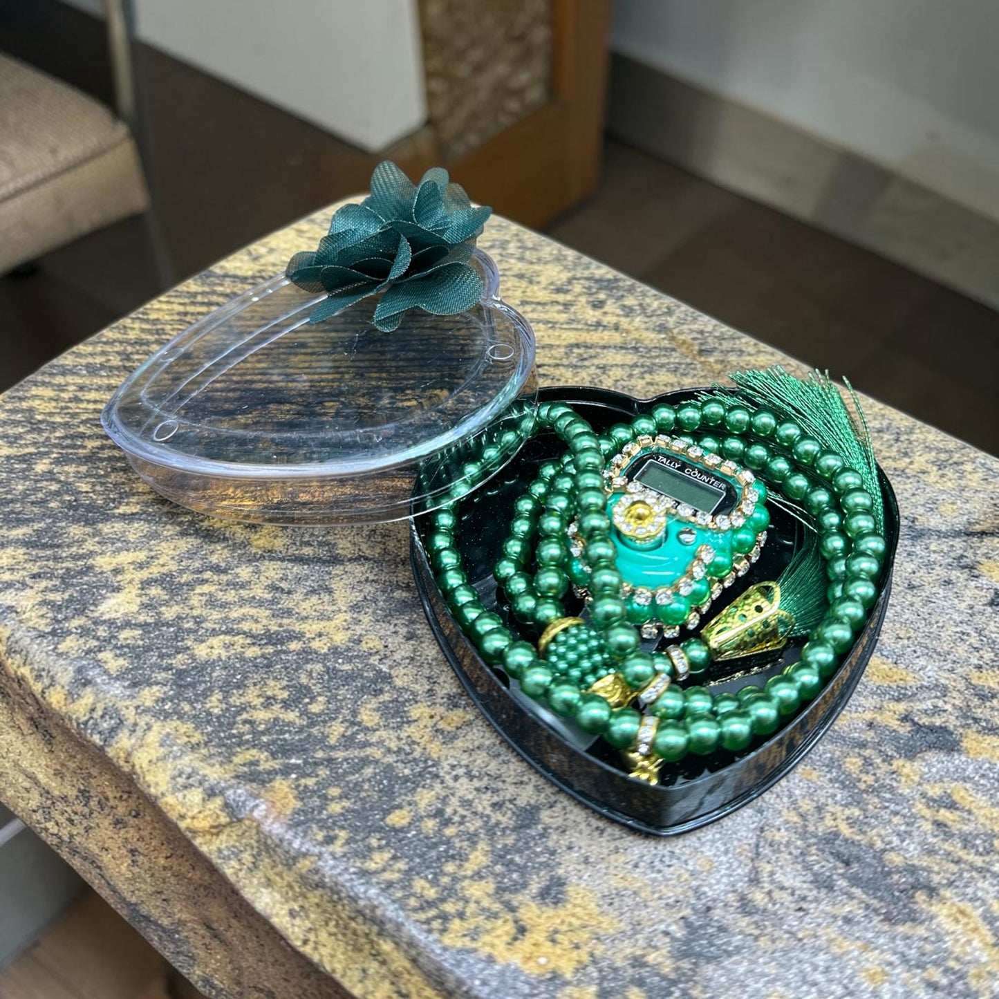 Dhikra - Tasbih & Dhikr-Zähler in edler Herzbox