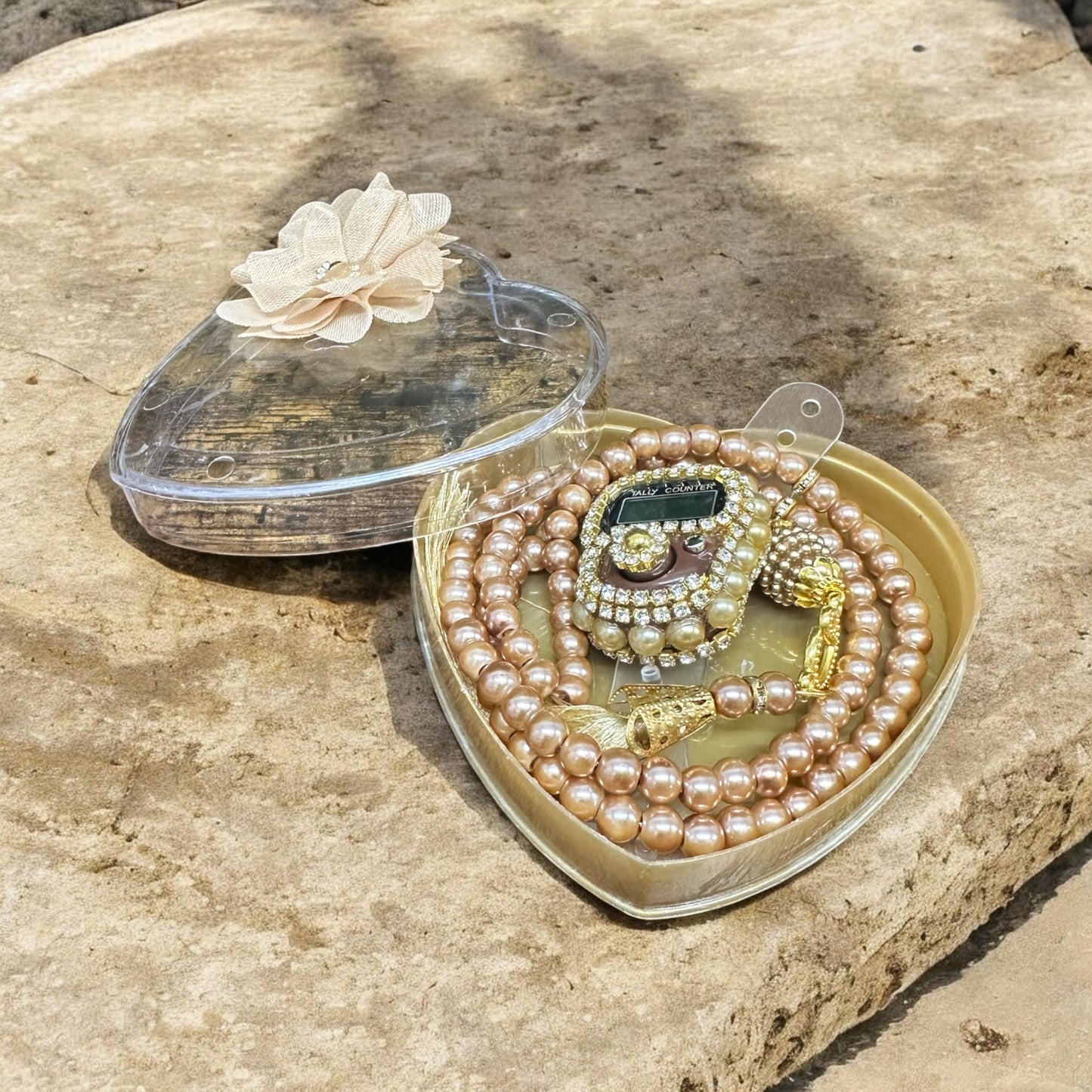 Dhikra - Tasbih & Dhikr-Zähler in edler Herzbox