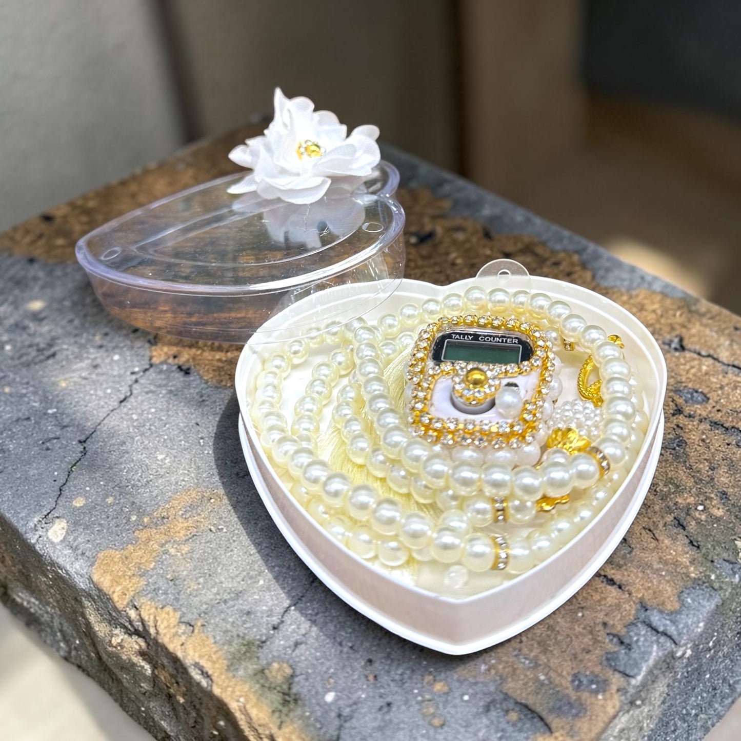 Dhikra - Tasbih & Dhikr-Zähler in edler Herzbox
